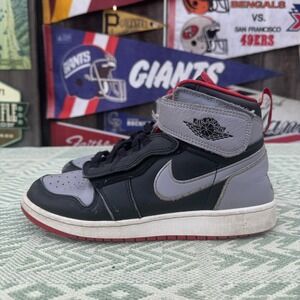 Size 6y - Nike Air Jordan 1 Hi FlyEase Shoes Cement Gray (DC7986-010)